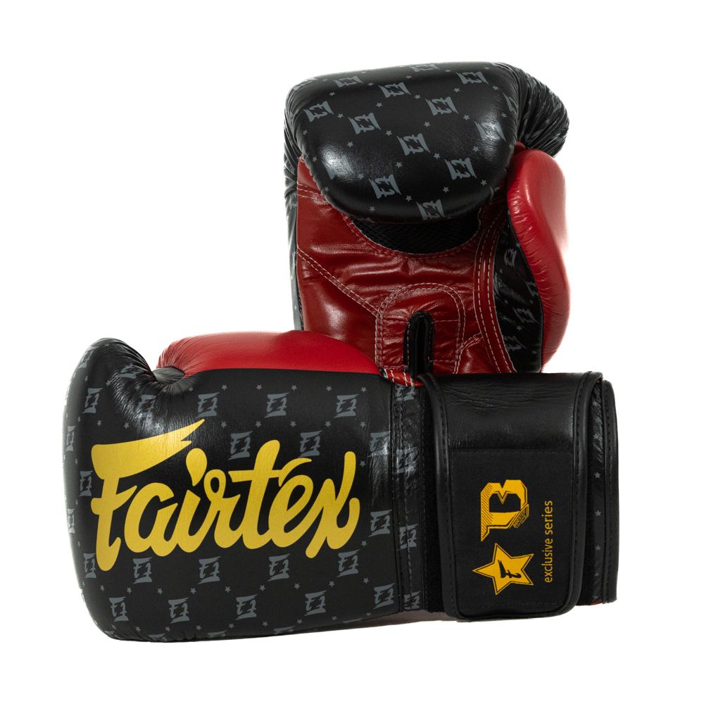 FAIRTEX BOOSTER FXB-BG STAR - ZWART/ROOD