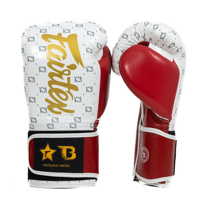 FAIRTEX BOOSTER FXB-BG STAR - WIT/ROOD