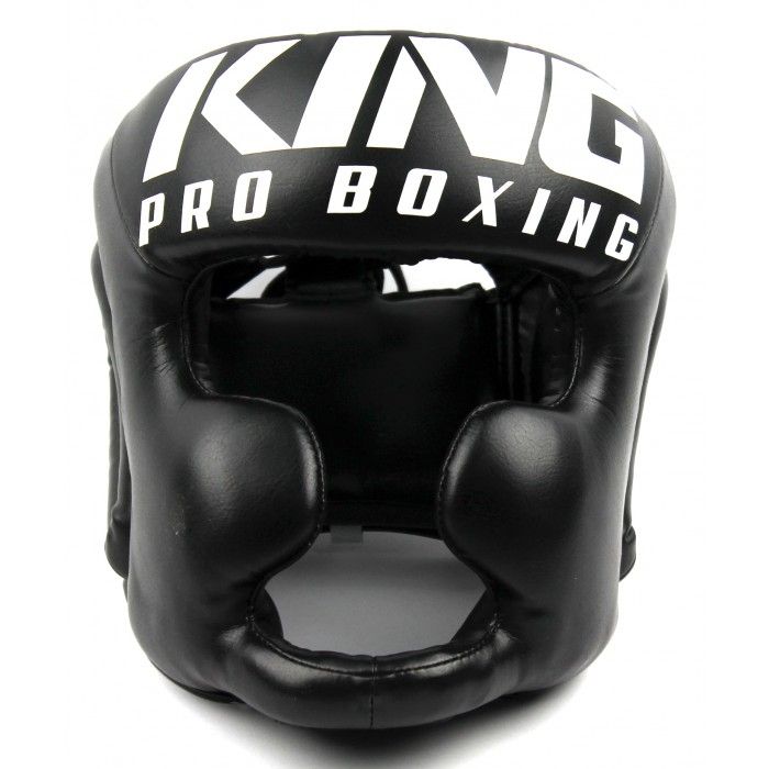 KING PRO BOXING HOOFDBESCHERMER - ZWART/WIT