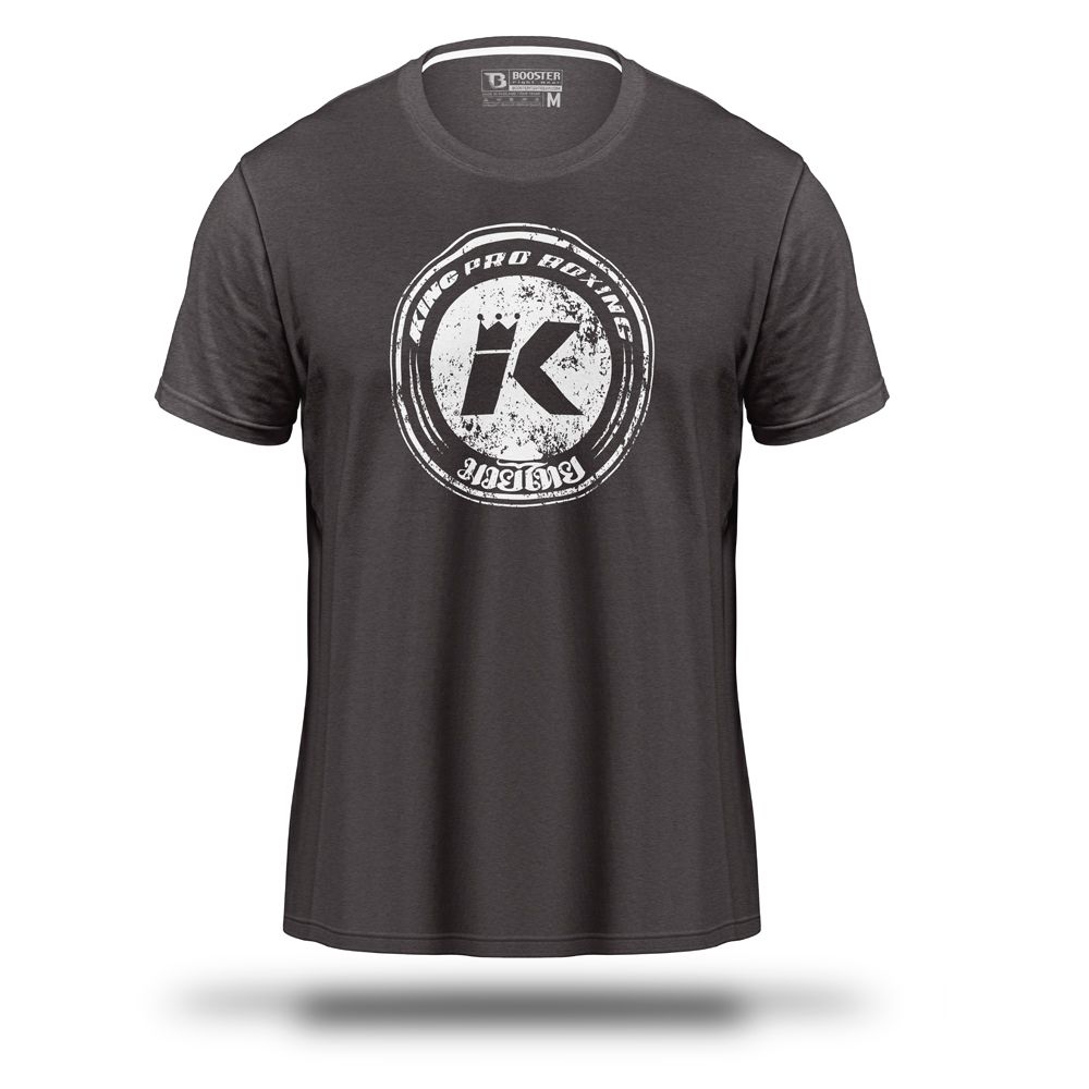 KING PRO SHIRT LOGO - GRIJS