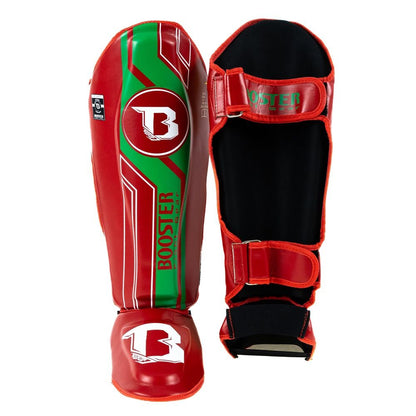 BOOSTER KICKBOKS SCHEENBESCHERMERS V9 MAROC - ROOD/GROEN