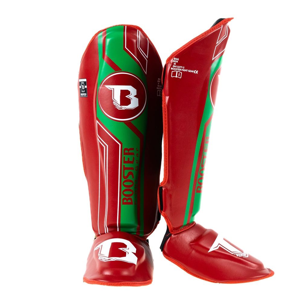 BOOSTER KICKBOKS SCHEENBESCHERMERS V9 MAROC - ROOD/GROEN