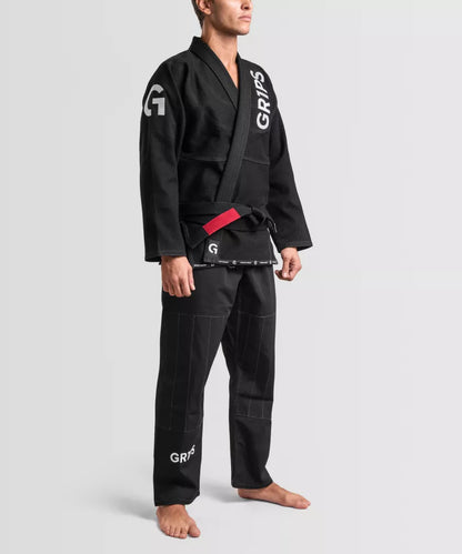 GRIPS BJJ PAK PRIMERO COMPETITION - ZWART