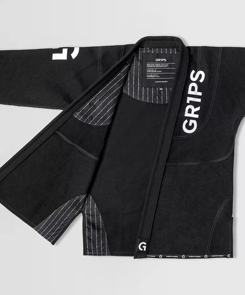 GRIPS BJJ PAK PRIMERO COMPETITION - ZWART