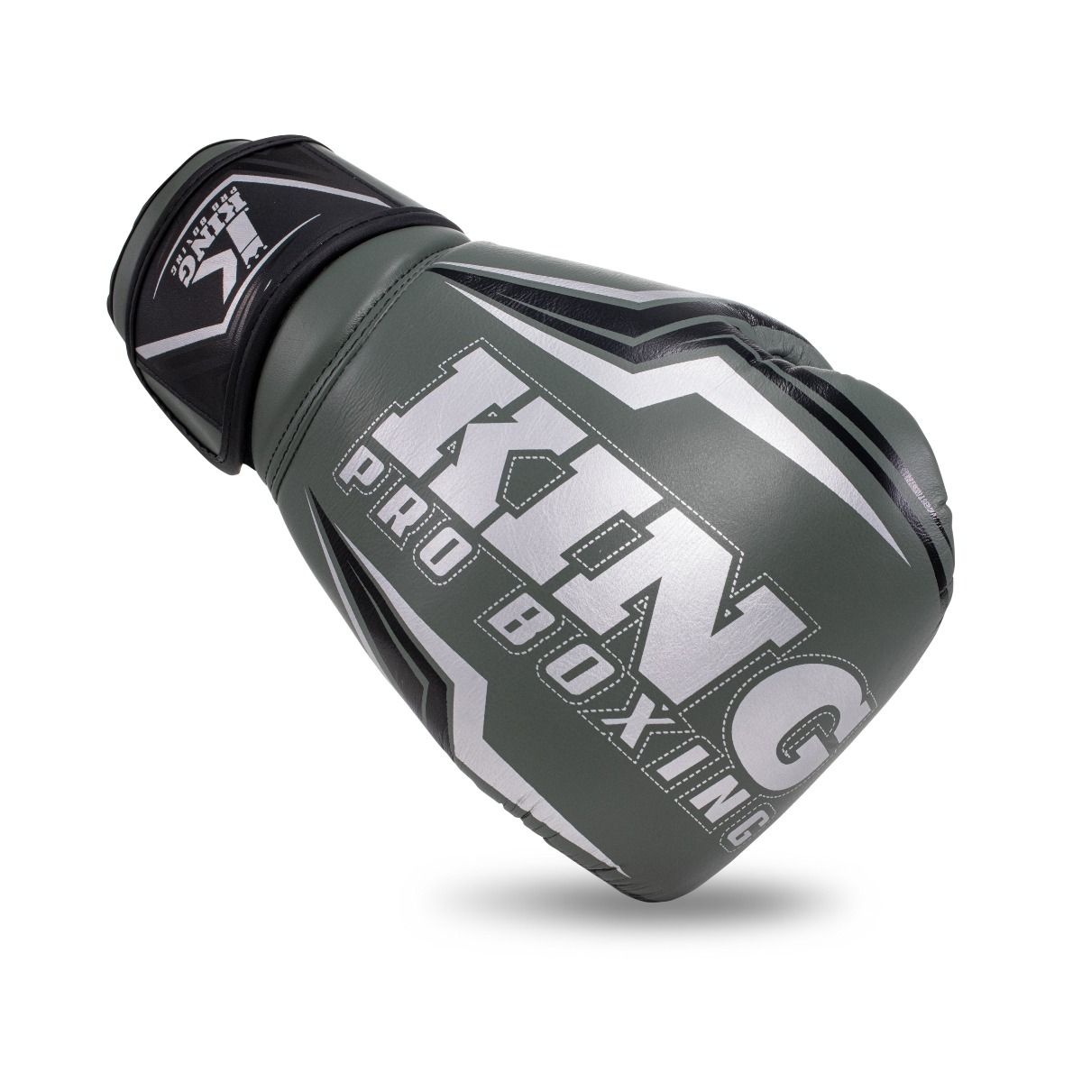 KING PRO (KICK)BOKSHANDSCHOENEN THOR - KAKI GROEN/ZWART/ZILVER