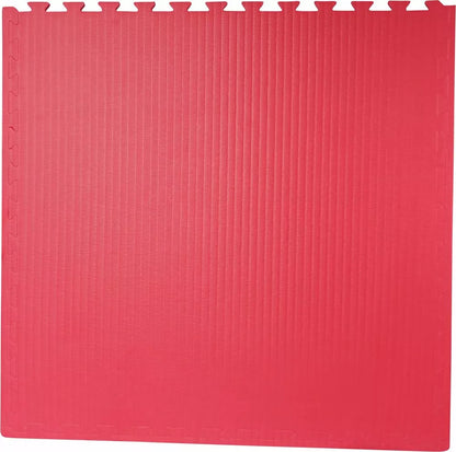 JUDO PUZZELMAT 100X100X4CM - ROOD/GROEN