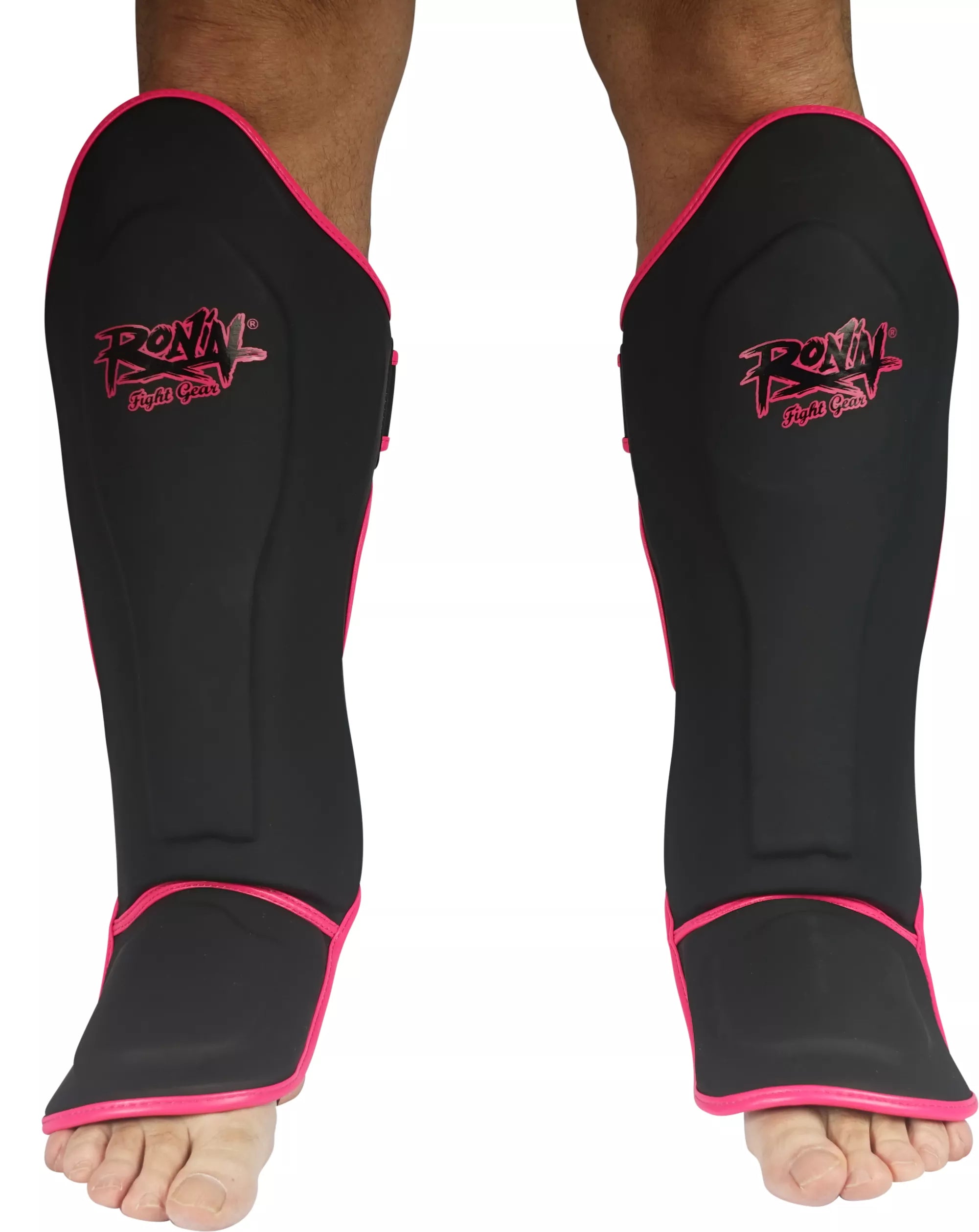 RONIN KICKBOKS SCHEENBESCHERMERS PROTECT ZWART/ROOS