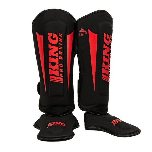 KING KICKBOKS SCHEENBESCHERMERS REVO - ZWART/ROOD