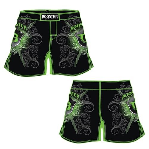 BOOSTER MMA SHORT 16 SHIELD ORANGE & GREEN SIZE 30