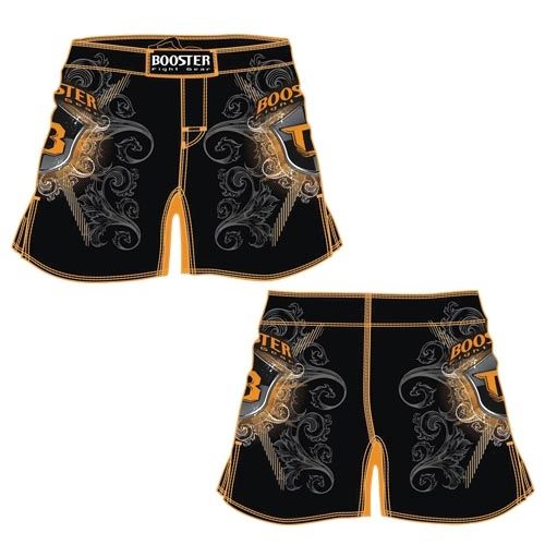 BOOSTER MMA SHORT 16 SHIELD ORANGE & GREEN SIZE 30