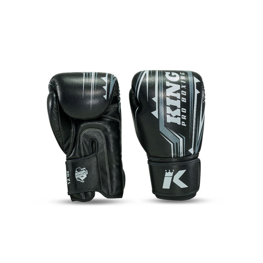 KING PRO (KICK)BOKSHANDSCHOENEN SPARTAN ZWART/GRIJS