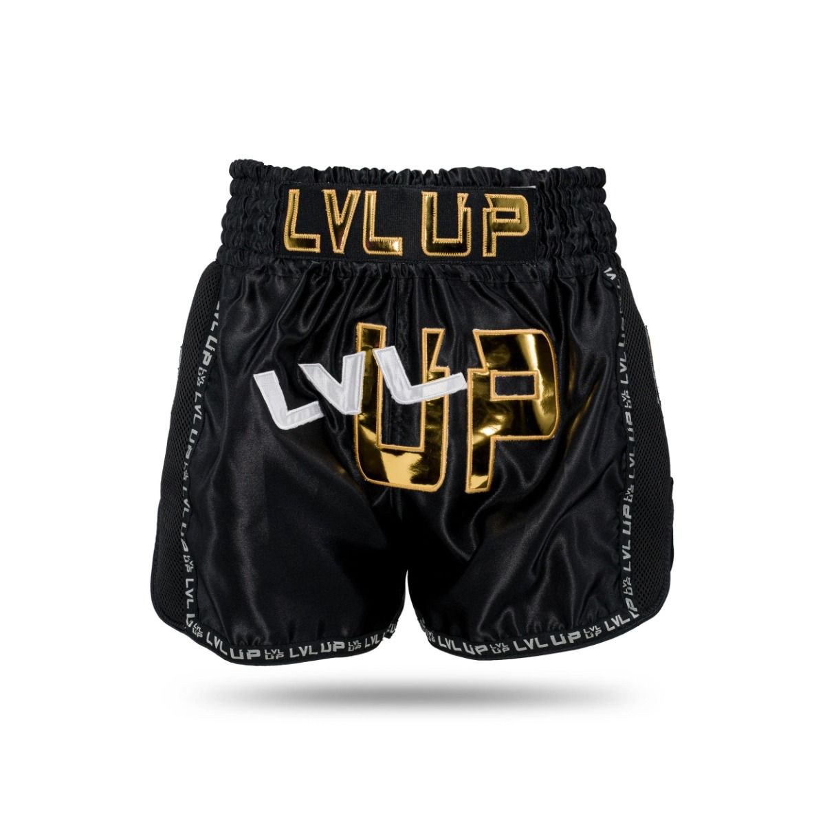 LVL-UPKICKBOKS BROEKJE LOGO - ZWART/GOUD