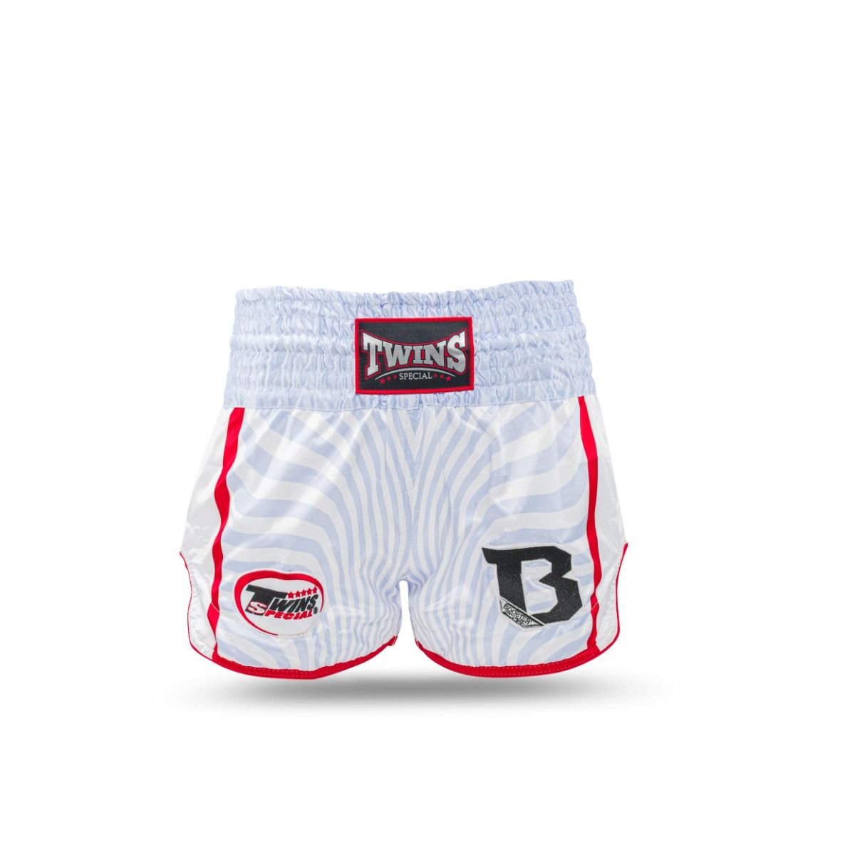 TWINS X BOOSTER KICKBOKS BROEKJE - WIT/ROOD