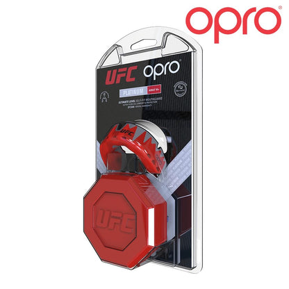 GEBITBESCHERMERS OPRO PLATINUM - ROOD/ZWART