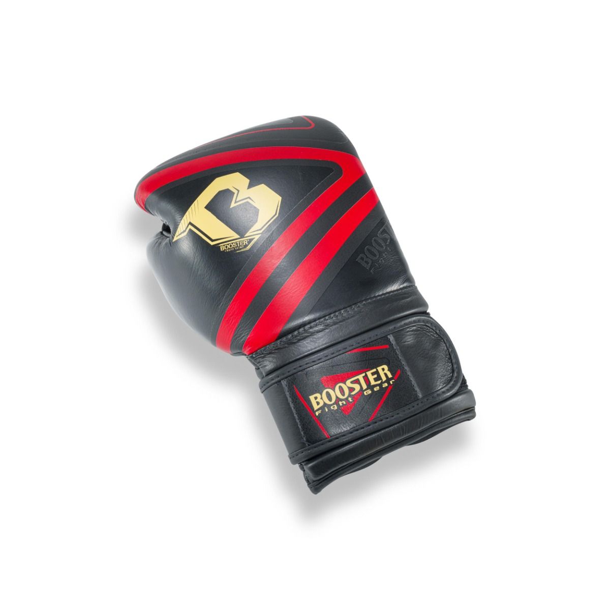 BOOSTER (KICK)BOKSHANDSCHOEN V10 ZWART/ROOD