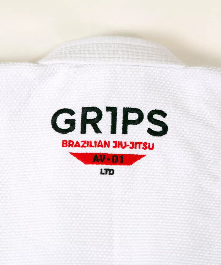 GRIPS BJJ PAK PRIMERO AVIATOR LE - WIT