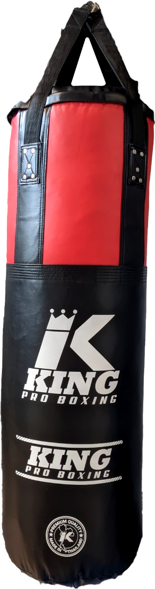 KING PRO BOKSZAK EMPTY ZWART/ROOD